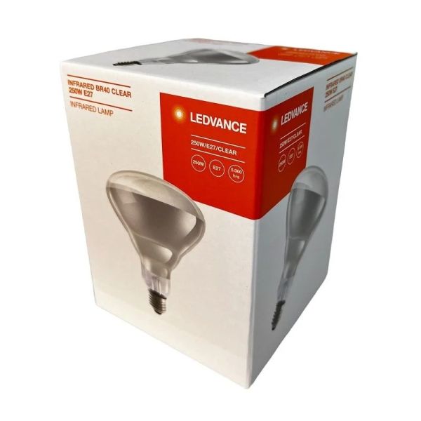 Osram Ledvance 250W Şeffaf Infrared Isıtıcılı E27 Duylu Halojen Ampul