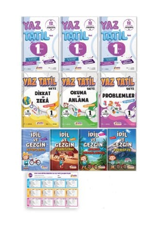 1. SINIF MERAKLI HAFTA HAFTA YAZ TATİLİ SETİ
