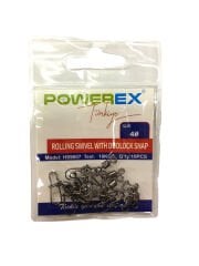 Powerex HS9007 7 No. Kilitli Klipsli Fırdöndü 10lu Paket