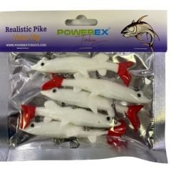 Powerex Realistic Pike Kırmızı Kuyruk Turna Model Kendinden Zokalı 10cm. 18gr. 5'li Paket