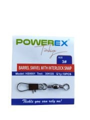 Powerex HS9001 3 No. Paketli Klipsli Fırdöndü 10lu Paket