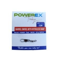 Powerex HS9001 12 No. Paketli Klipsli Fırdöndü 10lu Paket