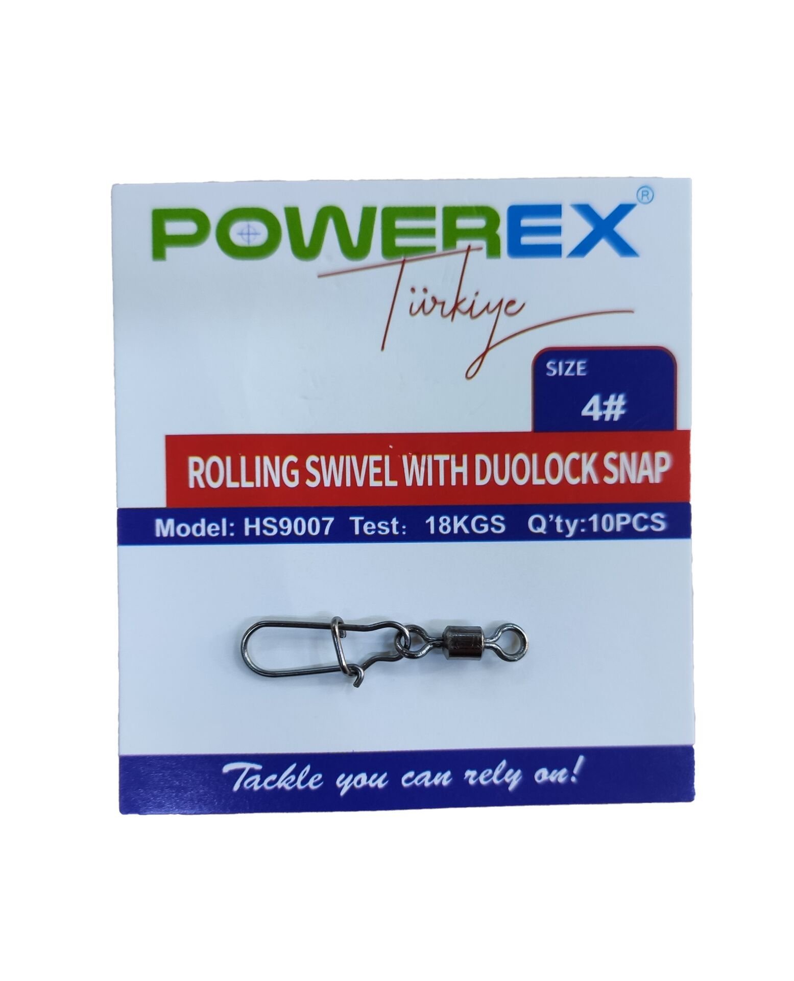 Powerex HS9007 4 No. Kilitli Klipsli Fırdöndü 10lu Paket