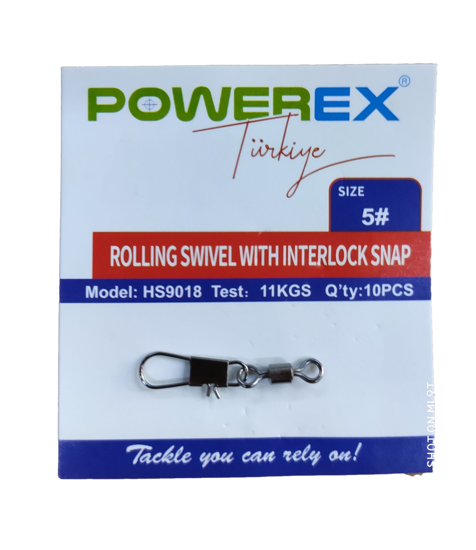 Powerex HS9018 5 No. Klipsli Bilyeli Fırdöndü 10lu Paket