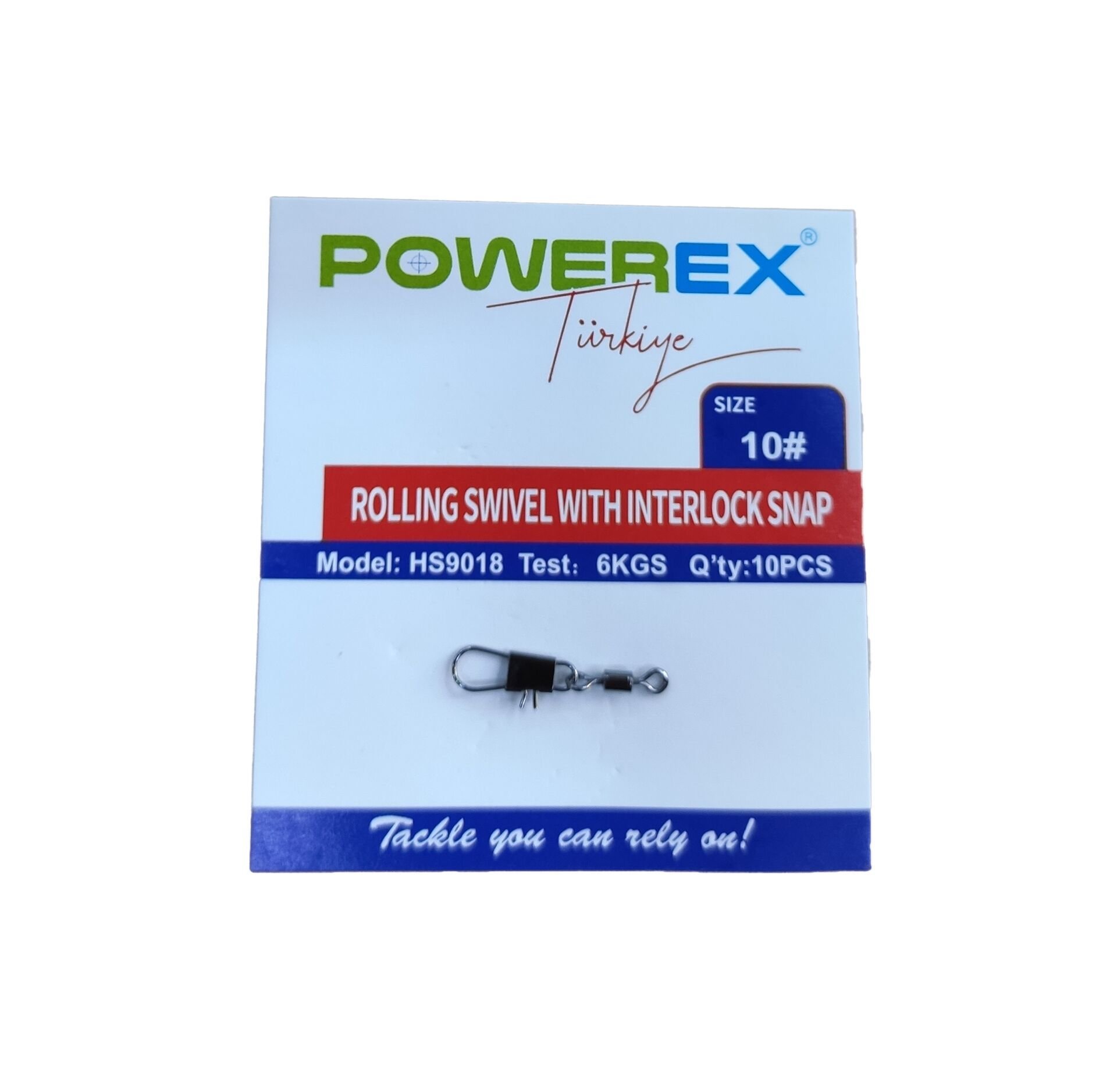 Powerex HS9018 10 No. Klipsli Bilyeli Fırdöndü 10lu Paket