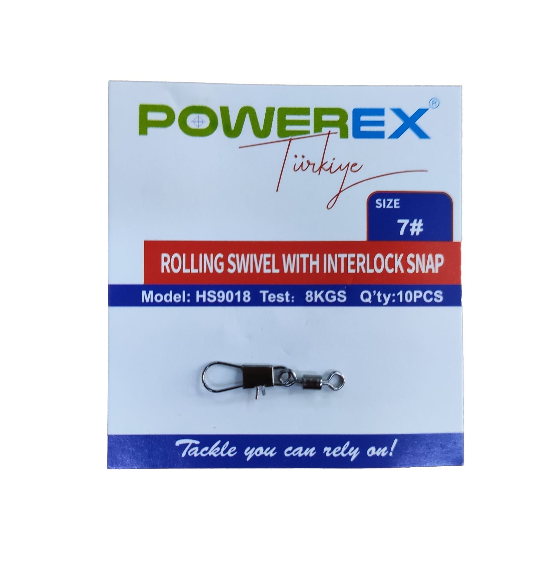 Powerex HS9018 7 No. Klipsli Bilyeli Fırdöndü 10lu Paket