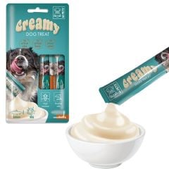 19039299 M-PETS KÖPEK ÖDÜLÜ CREAMY SOMON BALIKLI BİFTEKLİ 4X15GR