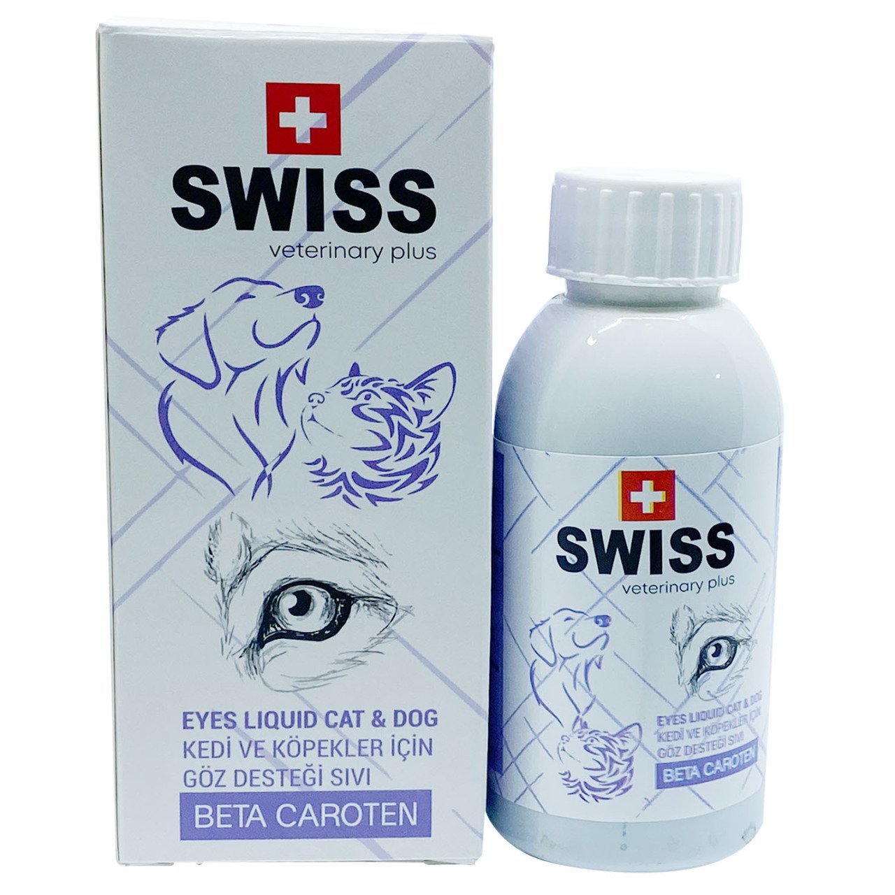 SWISS VETERINARY PLUS CAT-DOG EYES EFFECT LIQUID