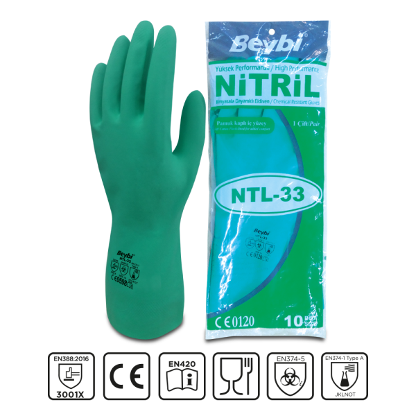 NTL33 Nitril İş Eldiveni