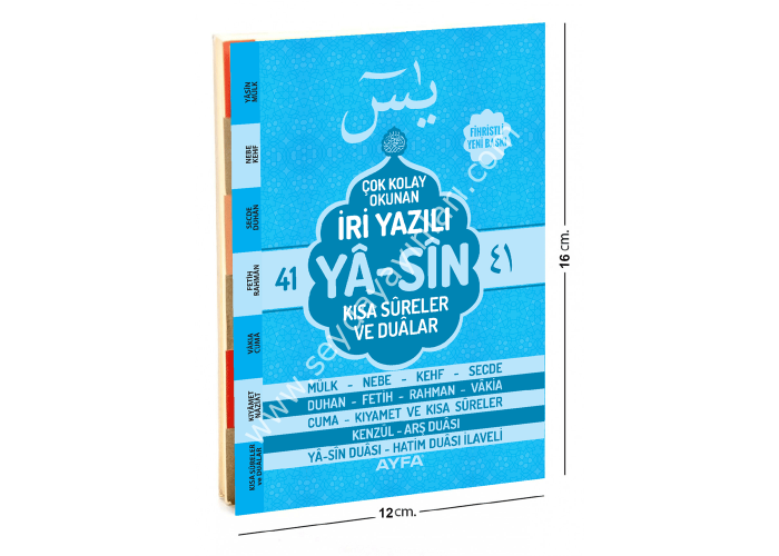 İRİ YAZILI ARAPÇA 41 YASİN Çanta Boy