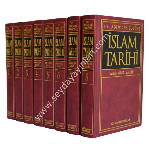 Hz. Ademden Bugüne İslam Tarihi | Mahmud Şakir 8 Cilt  İthal Kitap Kağıdı