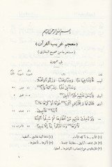 Mucemu garibil kuran / معجم