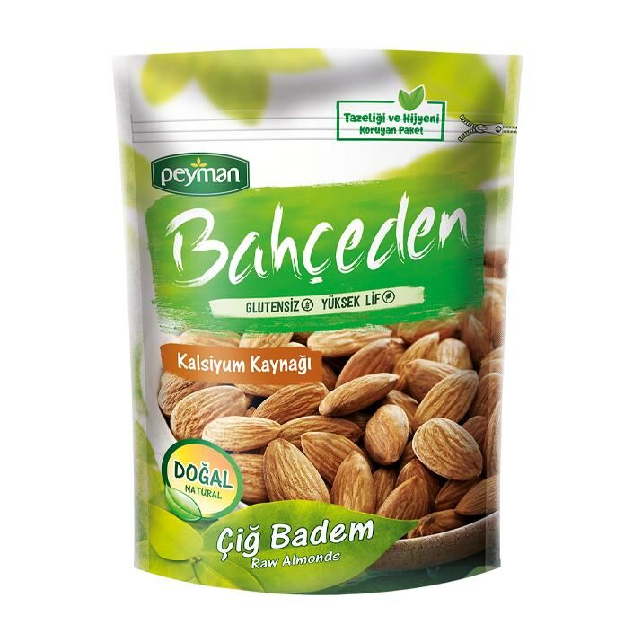 Peyman Bahçeden Glutensiz Çiğ Badem 140gr