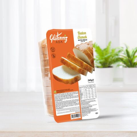 Glutensiz Ada Glutensiz  Baton Ekmek