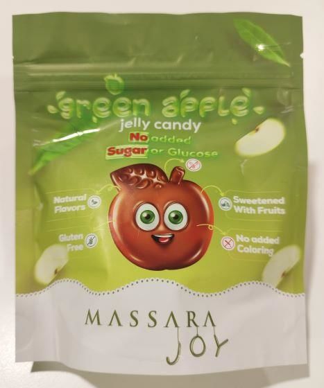 Massara  Green Apple Jelly Candy Yeşil Elmalı Jeli
