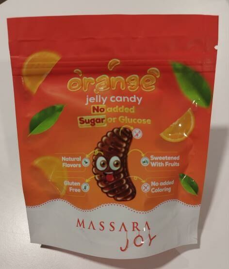 Massara Orange Jelly Candy Portakallı Jelibon