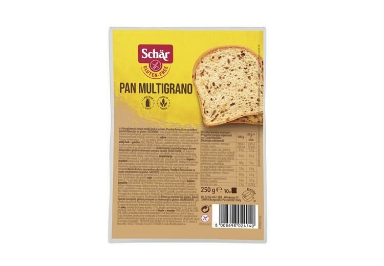 Dr schar Pan Multigrano tahıllı ekmek 250 gr