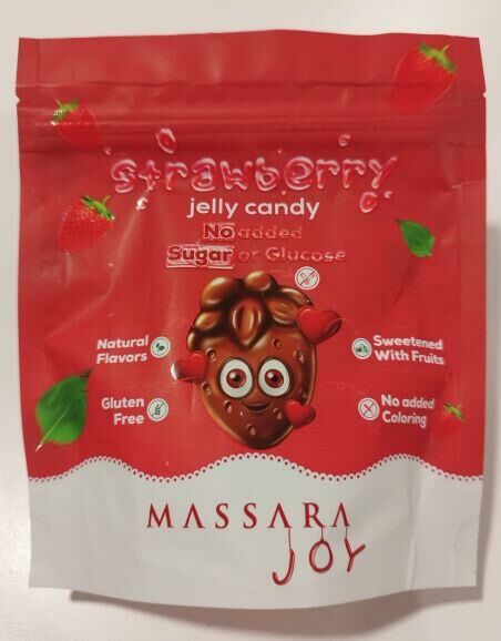 Massara Strawberry Jelly Candy Çilekli Jelibon