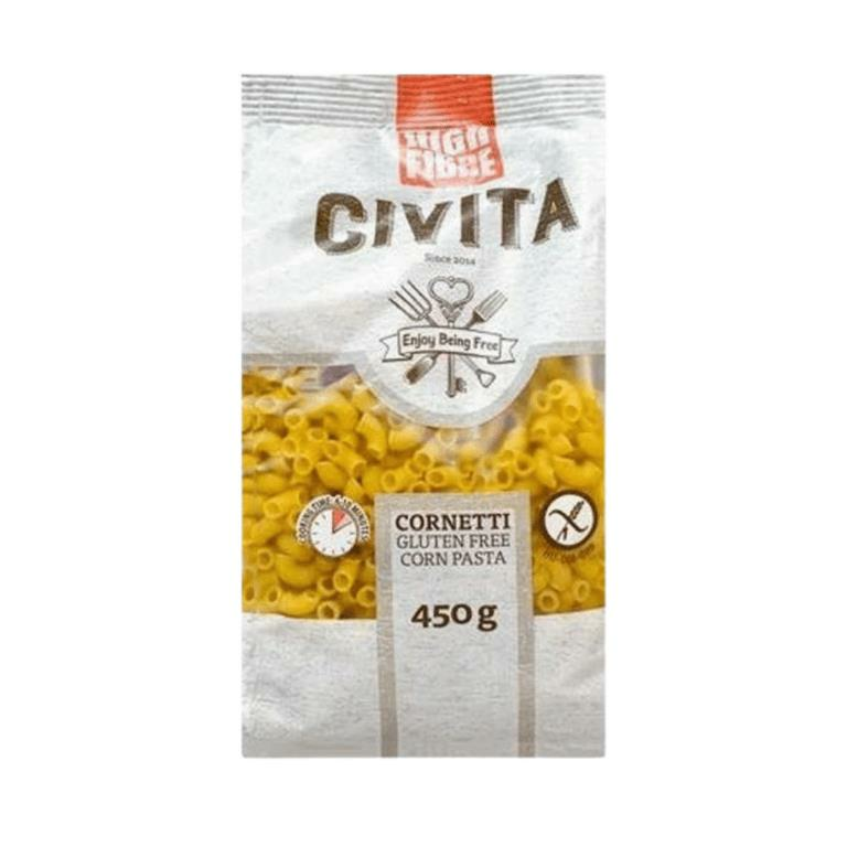 Civita GLUTENSİZ DİRSEK MAKARNA 450GR