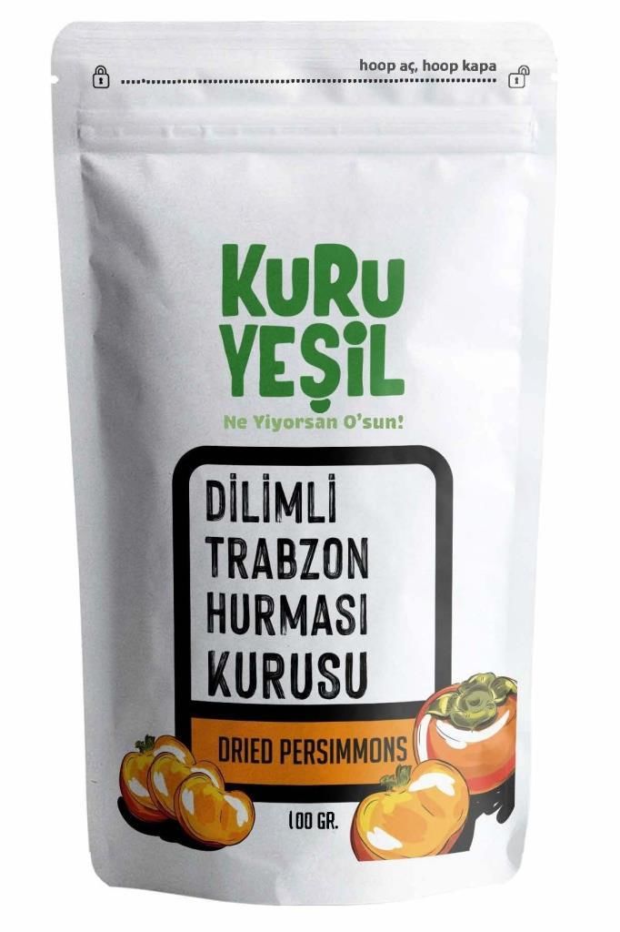 Kuru Yeşil Glutensiz Trabzon Hurması 100 GR