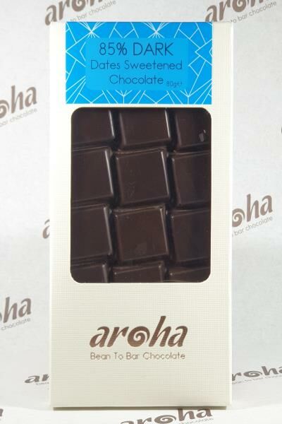 Aroha Hurma Özlü Bitter Çikolata%85 Kakao 80g