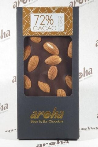 Aroha Bademli Bitter Çikolata - %72 Kak. 100 g