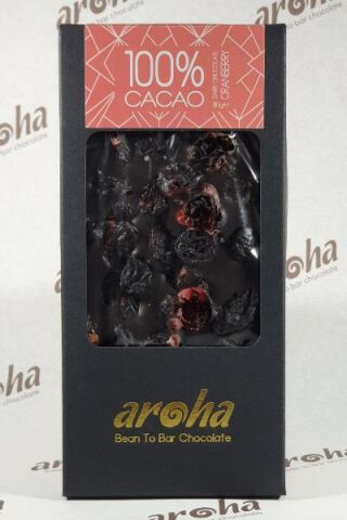 Aroha Glutensiz %100 Turna Yemişli Çikolata