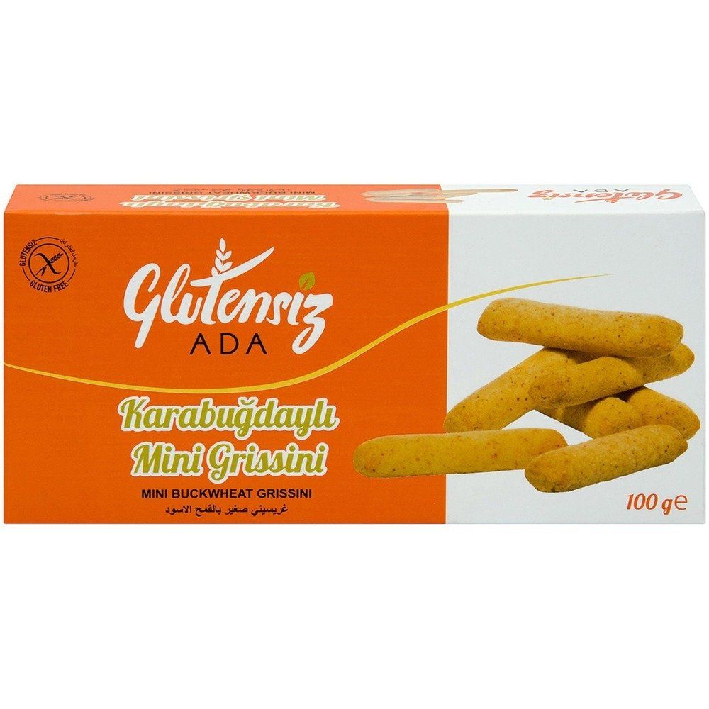 Glutensiz Ada Glutensiz Karabuğdaylı Mini Grissini