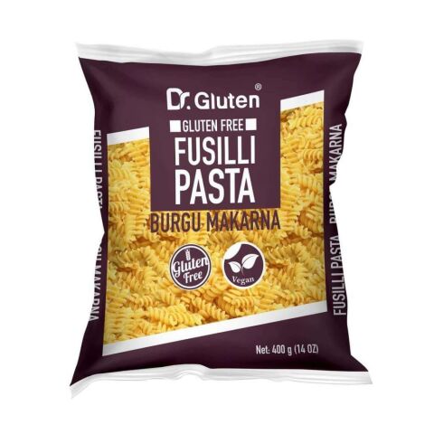 Dr. Gluten Glutensiz Fusilli Burgu Makarna 400 Gr