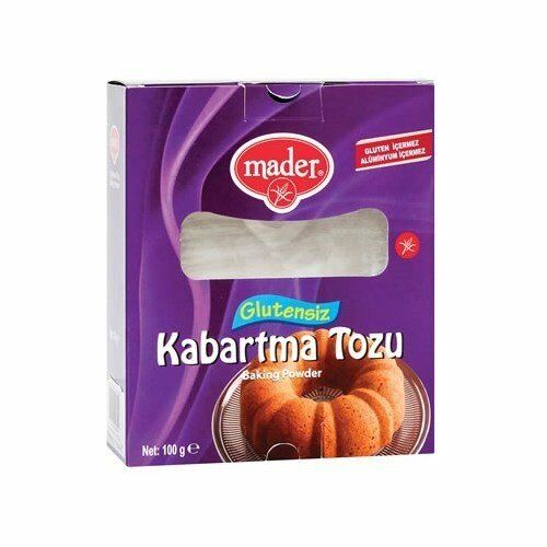 Mader Glutensiz Alüminyumsuz Kabartma Tozu 100 gr