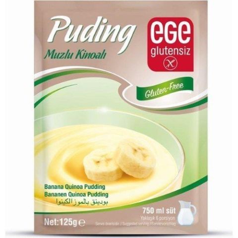 Ege Glutensiz Muzlu Kinoalı Puding 125 gr