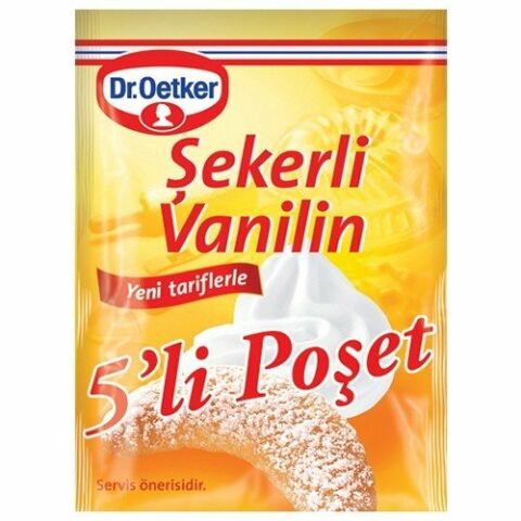 Dr. Oetker 5 li Şeker Vanilin Vanilya 1 paket