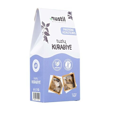 Nustil Glutensiz DP Tuzlu Kurabiye 50 GR