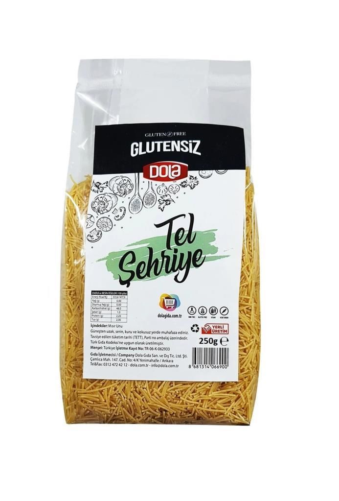 Dola Glutensiz Tel Şehriye 250 GR