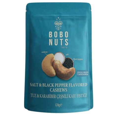 Bobo Nuts Tuz-Karabiberli Kaju 120gr