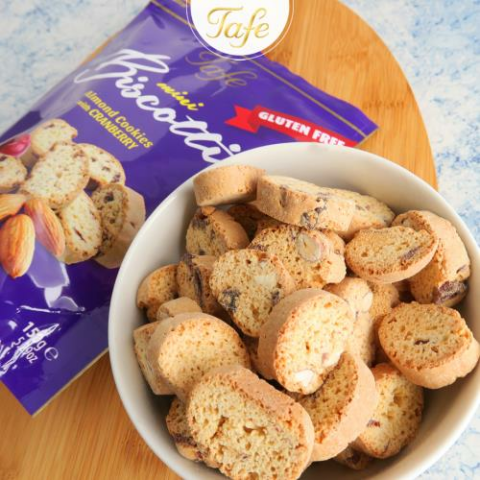 Tafe Glutensiz Mini Biscotti Kurabiye