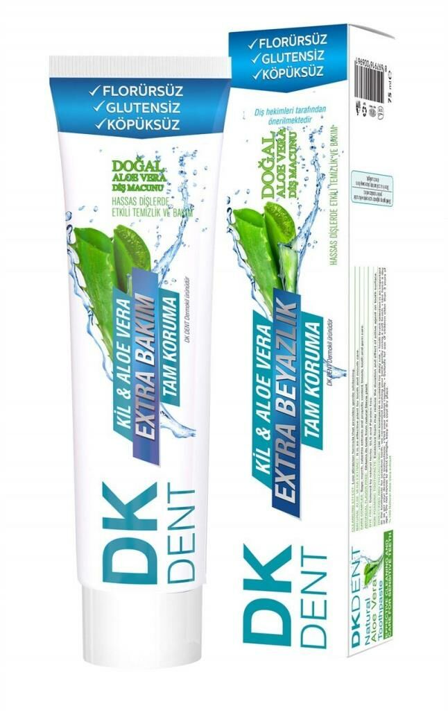 DKDent Glutensiz Aloe Vera Diş Macunu 75ml