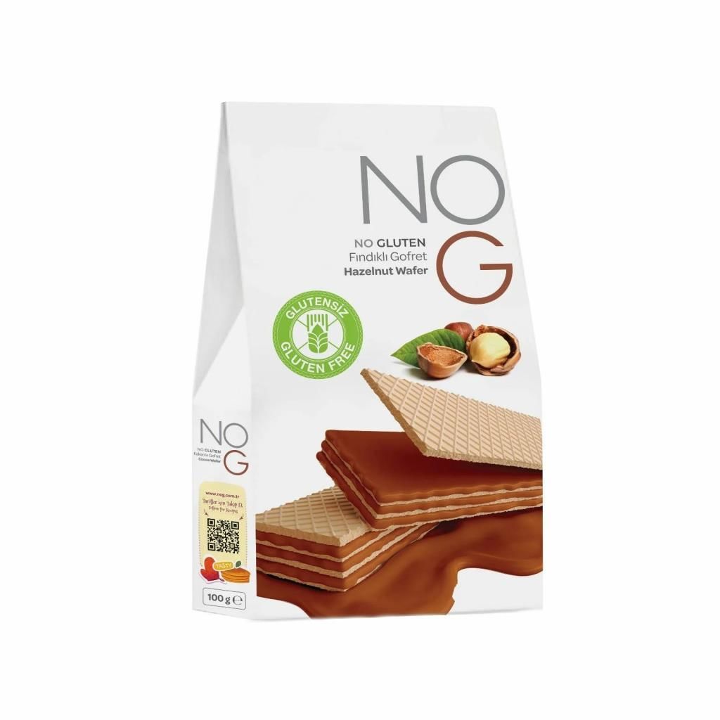 Nog Glutensiz Fındıklı Gofret 100gr