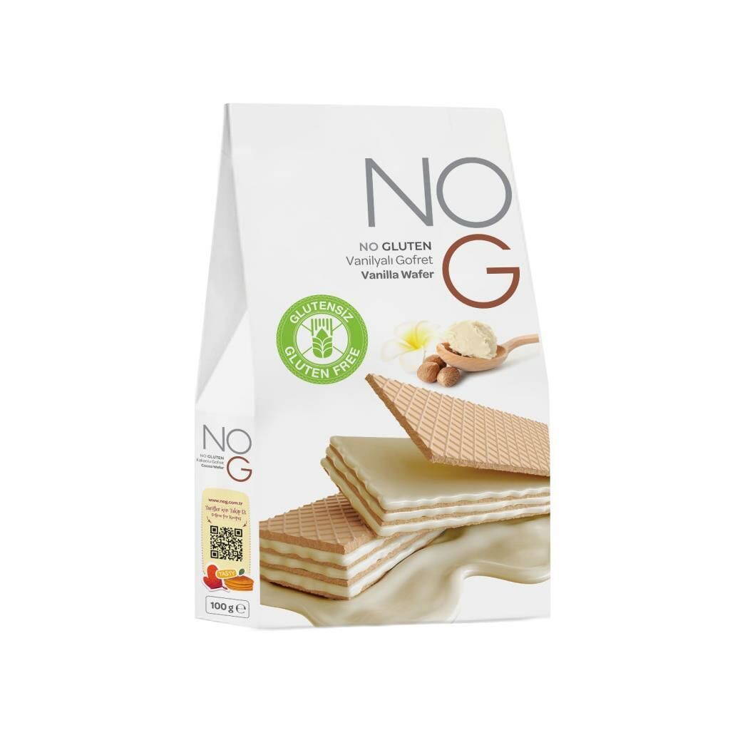 Nog Glutensiz Vanilyalı Gofret 100Gr