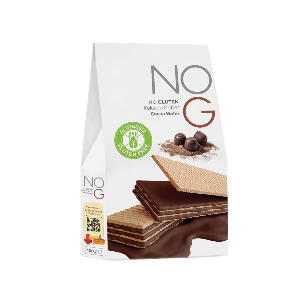 Nog Glutensiz Kakaolu Gofret 100gr