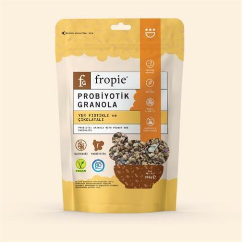 Fropie Yer Fıstıklı Çikolatalı Granola