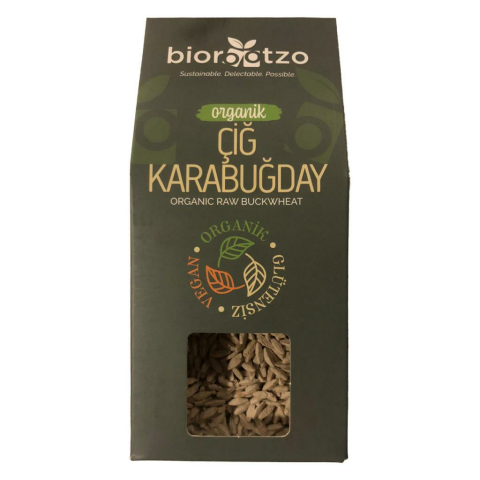 Biorootzo Glutensiz Çiğ Karabuğdaylı Arpa Şehriye