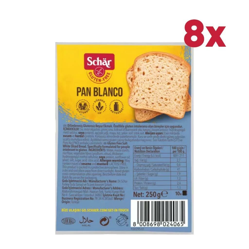 Dr.Schar Pan Blanco 8Li Paket