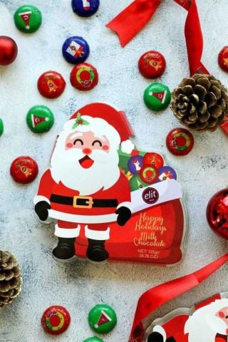 Elit Glutensiz Noel Baba Asetat Sütlü Çikolata