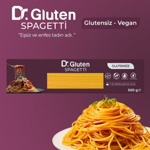 Dr. Gluten Glutensiz Spagetti Makarna 500 Gr