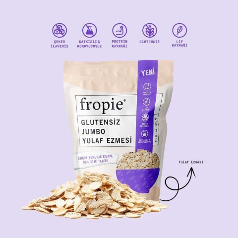 Fropie Glutensiz Jumbo Yulaf Ezmesi 300 gr