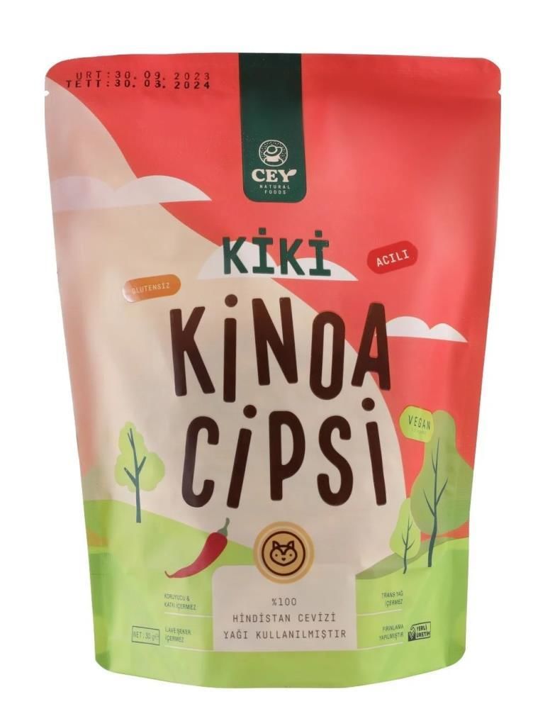 Cey Glutensiz Acılı Kinoa Cipsi 30 gr