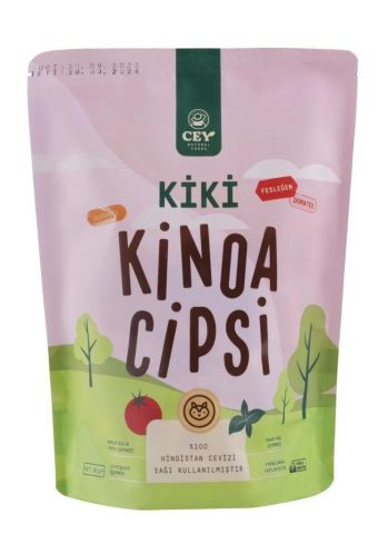 Cey Glutensiz Domates Fesleğen  Kinoa Cipsi 30 gr