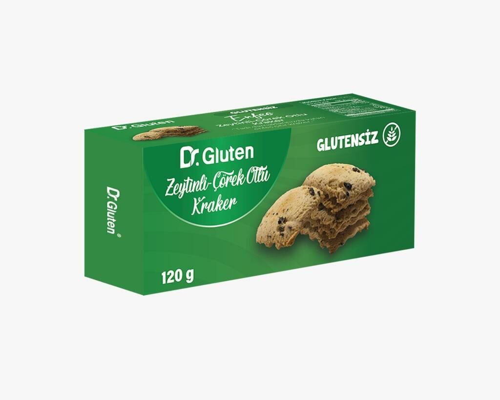 Dr. Gluten Glutensiz Zeytinli Çörekotlu Kraker