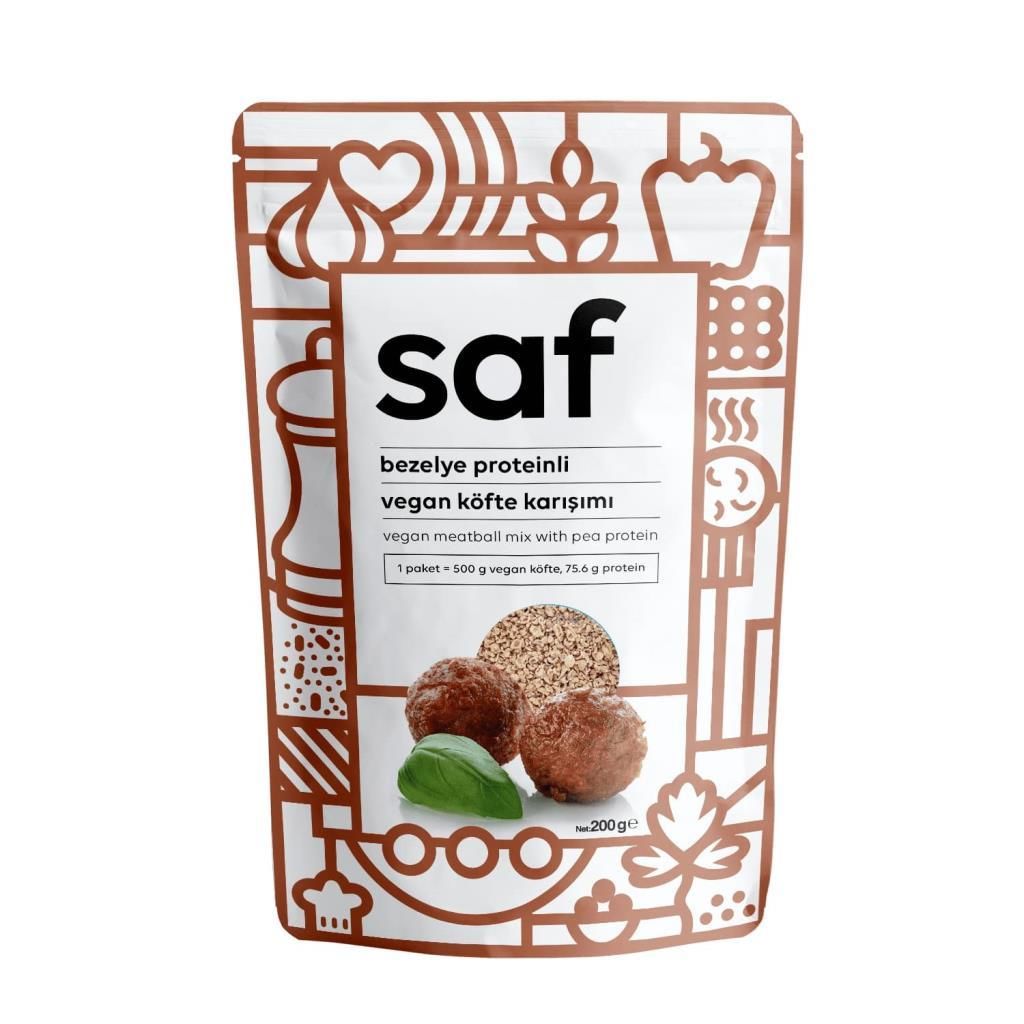 SAF Glutensiz Bezelye Protein Vegan Köfte Karışımı